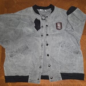 Vintage Skate Rats Gray Denim Jacket